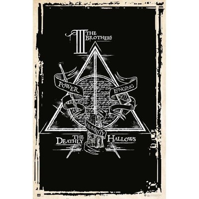 Poster HARRY POTTER - Deathly Hallows Graphic  61x91,5cm NEU 58808ge