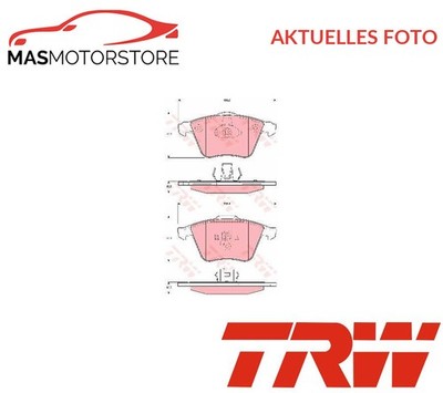 SATZ BREMSBELÄGE BREMSKLÖTZE VORNE TRW GDB1607 P FÜR FORD FOCUS II 2.5 ST