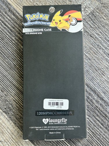 Loungefly Pokémon Cell Phone Case for IPhone 5/5S w/ Box (ONLY ONE ONLINE!!) - 第 3/10 張圖片