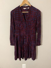 Anthropologie 11.1.Thylo Womens Tunic Dress Sz Medium Plaid Lightweight