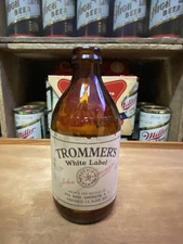Trommers Beer Bottle Stubby Bottle Brooklyn Ny Old Vintage