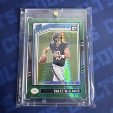 2025 Panini Donruss Optic Caleb Williams Green Hyper Rated Rookie Bears RC