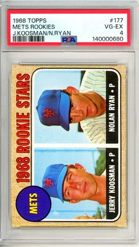 1968 Topps NOLAN RYAN RC #177 PSA Grade 4 VG-EX Cond "5-6 Looks No Reserve"