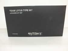 Autoart 1/18 Lotus 99T 1987 Japan GP Camel Logo Limited Edition #12 Senna