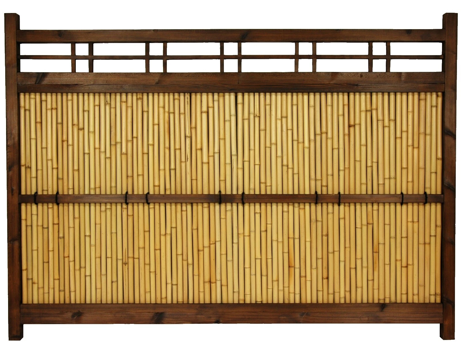 Paneles de valla de bambú