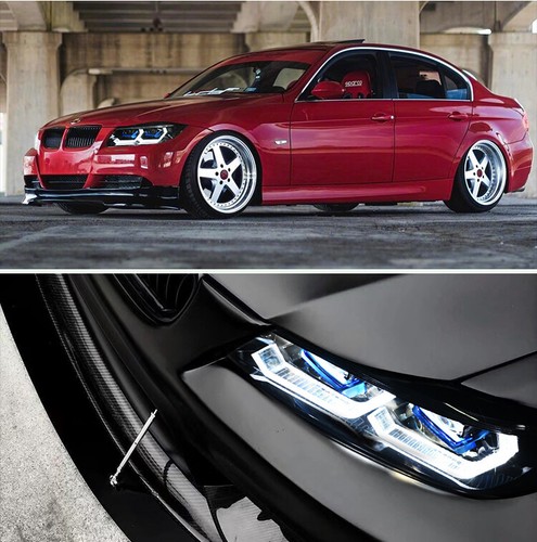 For BMW 3 Series E90 E91 LED DRL Headlights Double Beam Lens Projector 2009-2012 - Picture 12 of 24