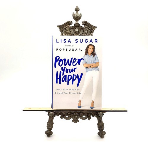 "Power Your Happy" by Lisa Sugar Hardcover Book New 2016 Founder of
