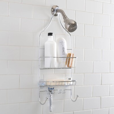 Chrom Dusch Organizer Tief Rostbeständig Saugnapf Stabilisatoren (Chrom)