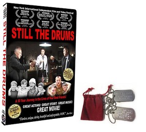 BEST-FILM-WINNER-HELPING-VETERANS-amp-SOLDIERS-034-STILL-THE-DRUMS-034-DVD-w-DOG-TAGS