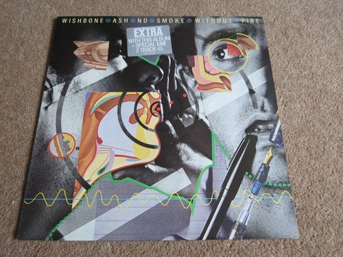 Wishbone Ash No smoke without fire MCA MCG 3528 LP Vinyl Record Ex+ A-2U, B-2U
