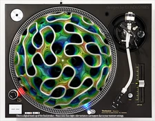 Coral Holes - 7"-12" DJ slipmat for LP turntable record player
