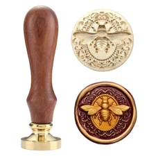 3D Relief 3cm Elegant Big Bee Wax Seal Stamp, Best For Wedding Invitation, Cards