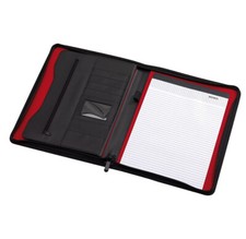 Schreibmappe Portfolio Mappe DIN A4 Organizer Konferenzmappe Schreibblock Akten