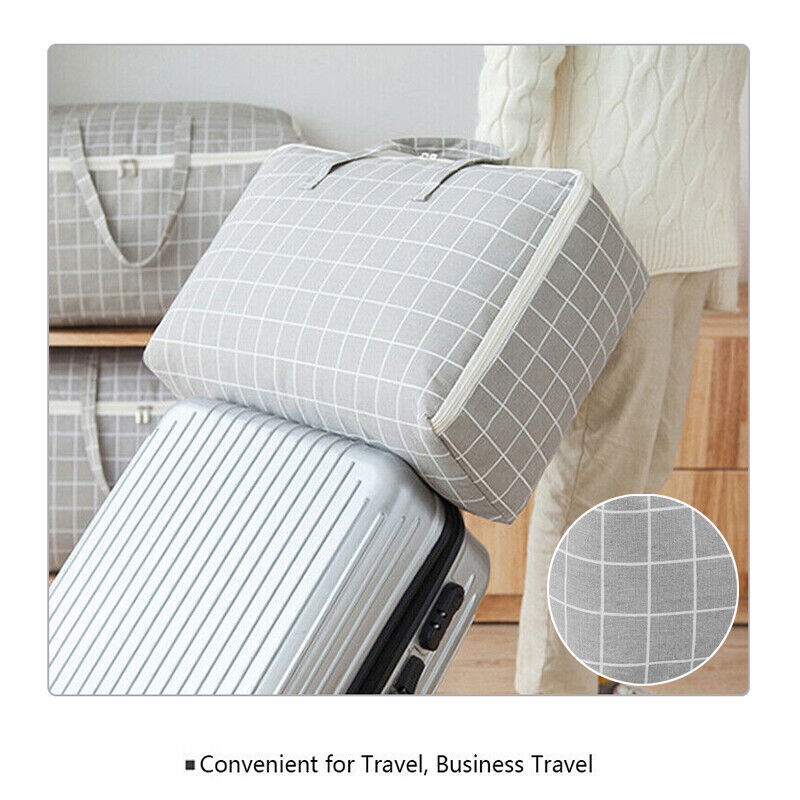 Clothes Quilt Blanket Storage Bag Fabric Organizer Waterproof Zipper