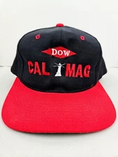 Vintage Dow Chemicals Cal Mag Farm MI USA Trucker Hat Snapback Cap