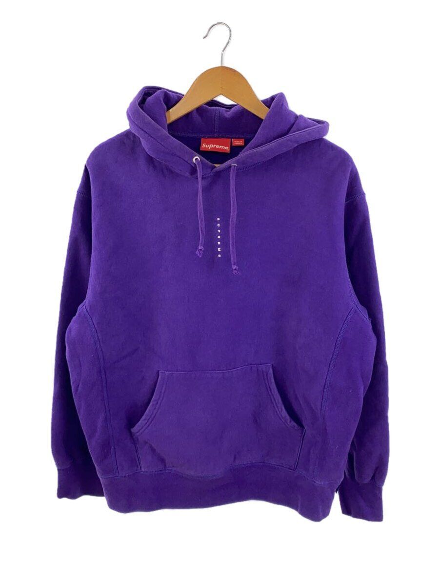 Supreme Hoodie 20AW Micro Logo Hooded Sweatshirt M Cotton Purple  