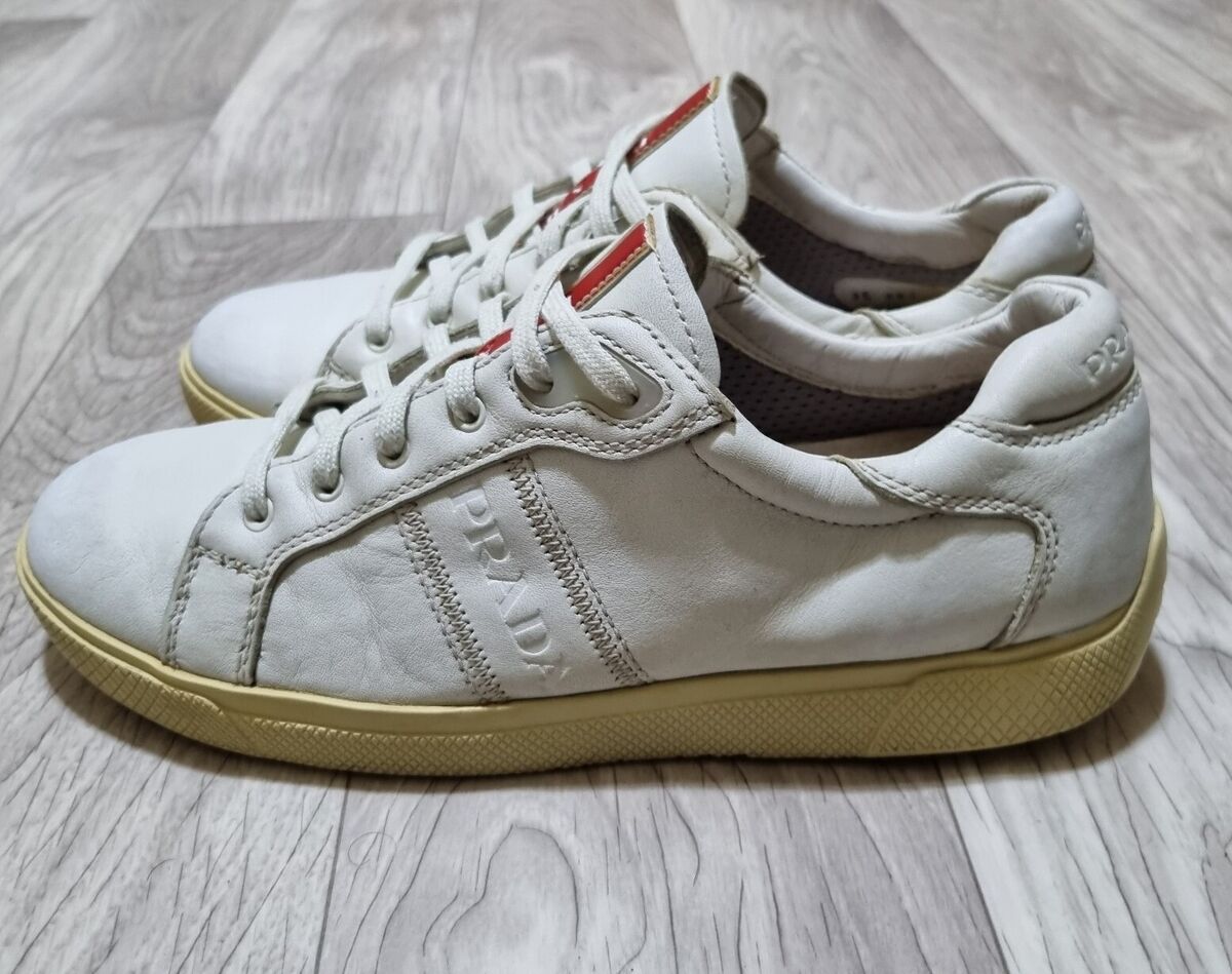Prada Shoes Sport Women's Leather/Suede Comfort Lace Up Low Prada Shoes Sport Women's Leather/Suede Comfort Lace Up Low