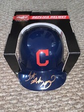 Triston McKenzie Cleveland Guardians Autographed Signed Rawlings Mini Helmet
