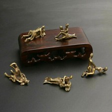 5 Pcs Chinese Bronze Rare Brass Handwork Sex Position Figure Statue Amulet