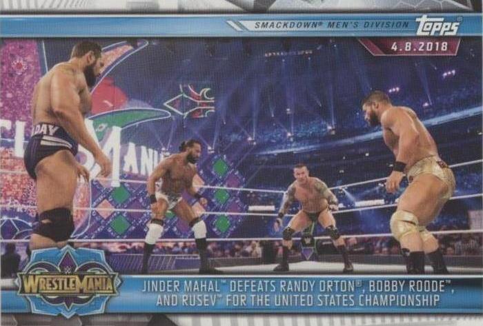 2019 Topps WWE Road to Wrestlemania - Booby Roode Jinder Mahal Randy Orton #93 - 1 of 1
