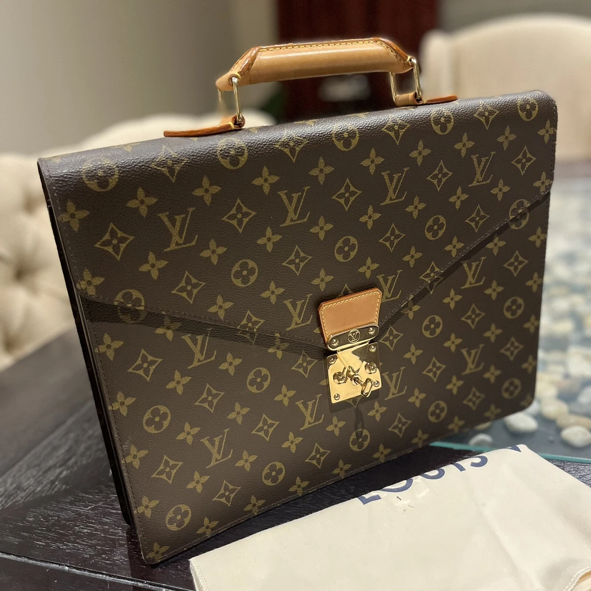 louis vuitton warped briefcase