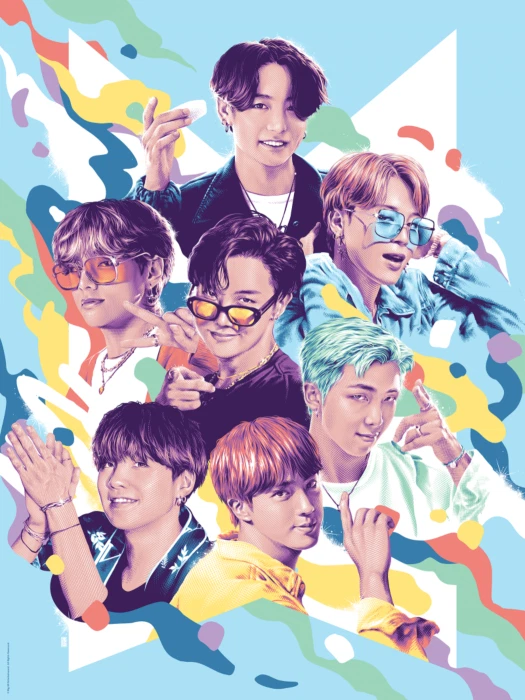 BTS - BTS: Dynamite Fine Art Print by Tracie Ching 