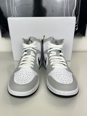 WMNS Air Jordan 1 Mid Grey Fog BQ6472-015 Women's Size 10 WMNS Air Jordan 1 Mid Grey Fog BQ6472-015 Women's Size 10