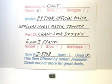 COLT E&I FRAME. SEE DESCRIPTION FOR MODEL FIT.(CRANE LOCK DETENT)(ITEM # J-3708)
