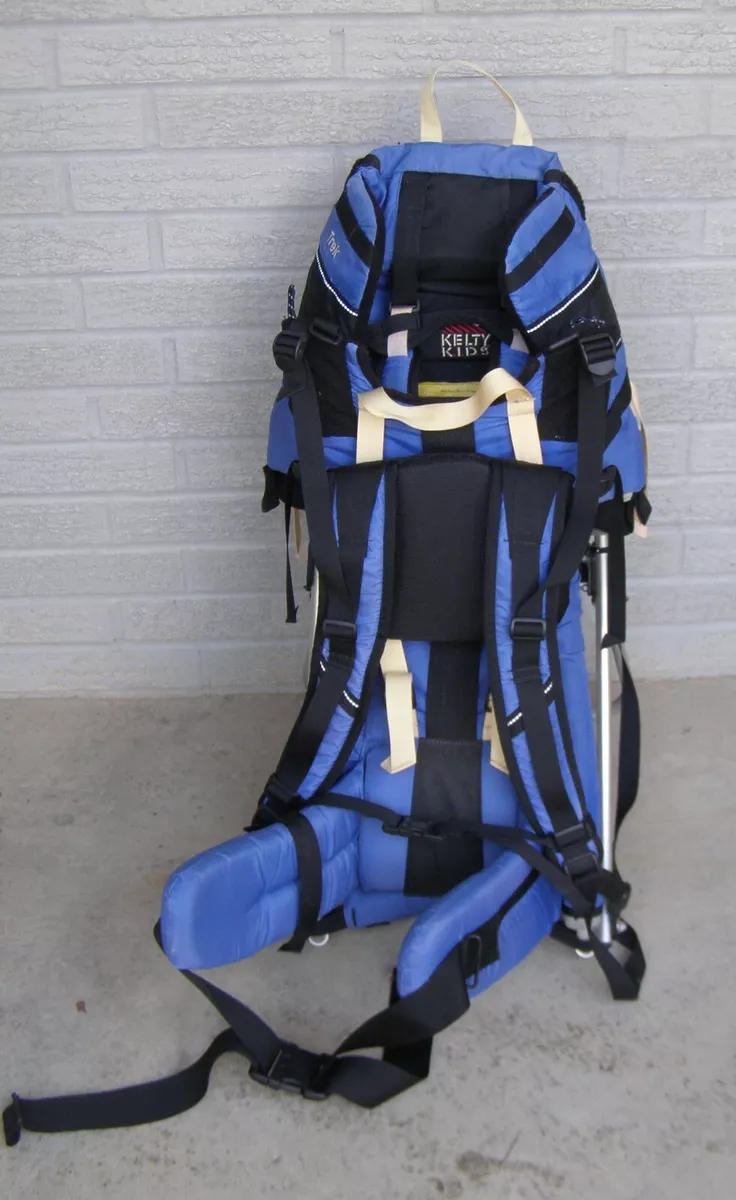 Kelty Kids Trek Model Baby Carrier Backpack Blue and Black Yellow