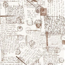 Replica of Vintage Letters/Postmarks - 60's & 70's Tissue Paper #301 - 10 Sheets