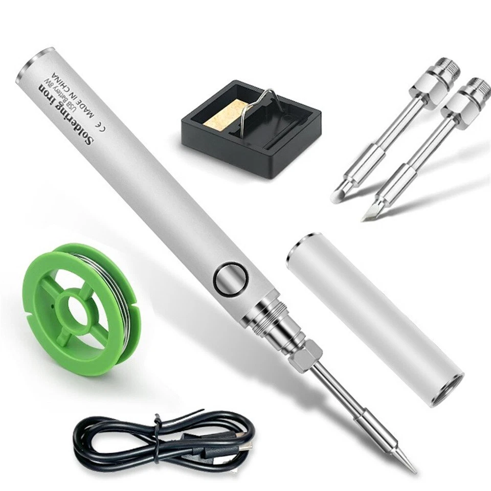 Беспроводной паяльник набор, USB перезаряжаемый портативный беспроводной паяльник - Изображение 4 из 4