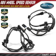 2pcs New Front ABS Wheel Speed Sensor 2 Pins for Suzuki SX4 2007-2011 L4 2.0L