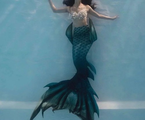 Costume Coda Sirena Unisex Donna Professionale Mermaid Tail Adulto SMZ020-AF2 - Foto 9 di 17