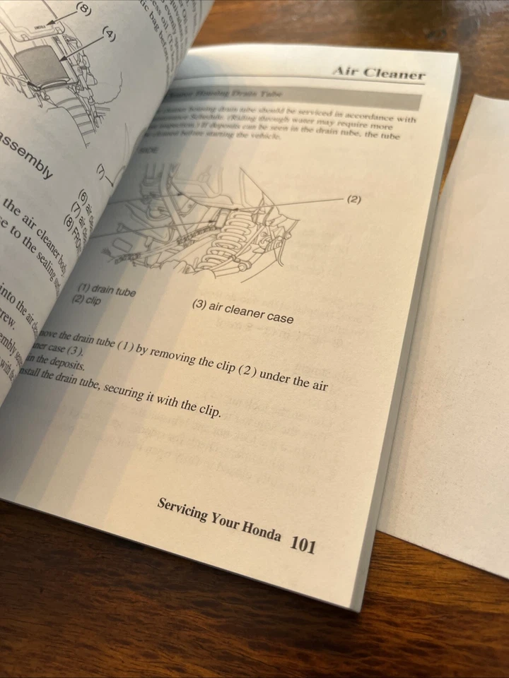 Honda TRX400EX 2006 Sportrax 400EX manual del propietario Foto 3 de 4