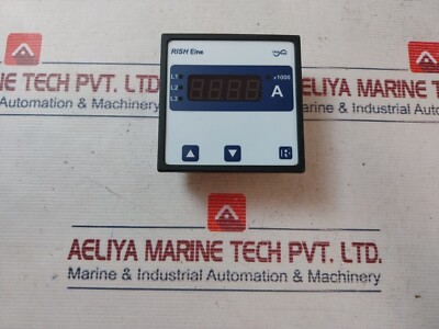 RISHABH RISH EINE 3A Digital Panel Meter 1VYN434065-401, DPM 1/5A 40-300V AC/DC