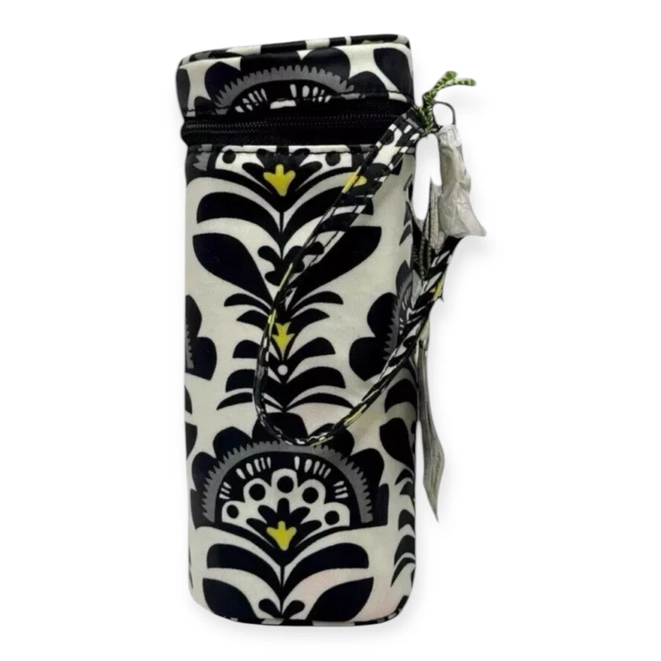 Bolsa portabotellas de agua refrigerador aislado Vera Bradley Fanfare blanco y negro Foto 2 de 4
