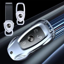 Zinc Alloy Metal Car Key Fob Case for Mercedes Benz C E G S CLS GLC GLE GLS, ...