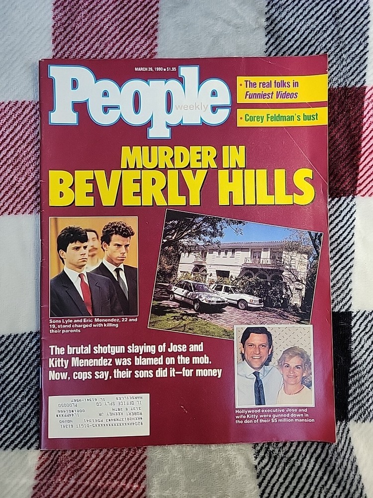 People Magazine March 26 1990 The Menendez Brothers ~Murder in Beverly Hills