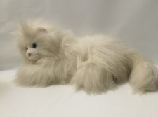 Vintage Dakin 1986 KRYSTAL KITTY Persian Cat White Retired Red Neck Tag 18"