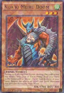 Koa'ki Meiru Doom - BP03-EN058 - Shatterfoil - 1st Edition x3 - Near Mint