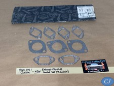 New Cadillac 1949-1951 331 Engine Exhaust Manifold Gasket Set 9 Gaskets