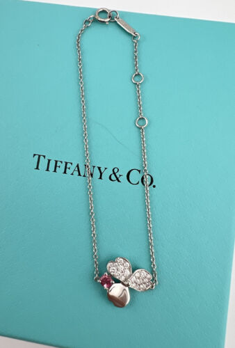 Tiffany & Co. Paper Flowers Single Station Necklace in Platinum 0.33 ctw |  myGemma | JP | Item #121328