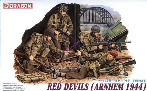 Dragon 6023 1/35 scale WWII British Red Devils (Arnhem 1944) (4 Figures) - Afbeelding 1 van 1