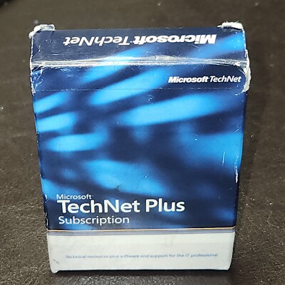 Microsoft TechNet Plus Promo Deck Of Playing Cards