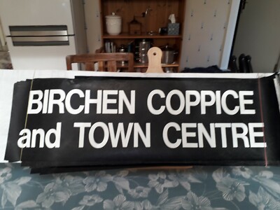 BUSROLLO 80ER JAHRE 30'' KIDDERMINSTER: BIRCHEN COPPICE AND CITY CENTRE