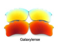 Galaxy Replacement Lenses For Oakley Flak Jacket XLJ Vented Red/Gold Polarized