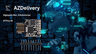   Digispark Rev.3 Kickstarter mit ATTiny85 und USB kompatibel Arduino 4 StücK
