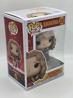 Beschädigte Box | SHAKIRA SUPER BOWL | Funko Pop Rocks | Metallic #393