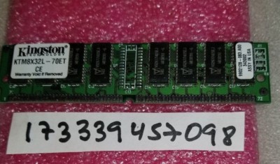 KINGSTON ORIGINALS 32MB EDO 8X32 4X4 60NS 72PIN SIMM 2K 5V NON-ECC  NON-PARITY