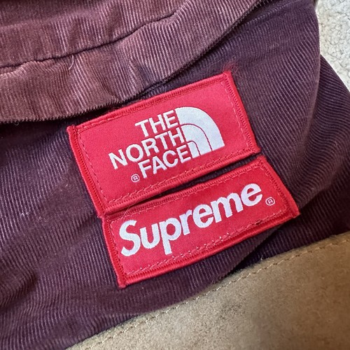 2013 FW13 The North Face TNF x Supreme Corduroy Backpack Burgundy - Picture 2 of 10